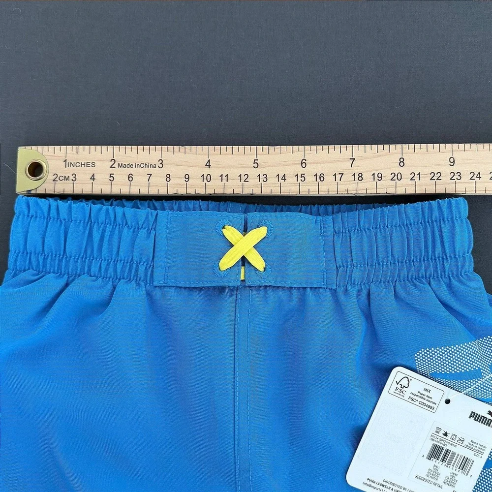 Puma Boys Blue Swim Trunks NWT 5T